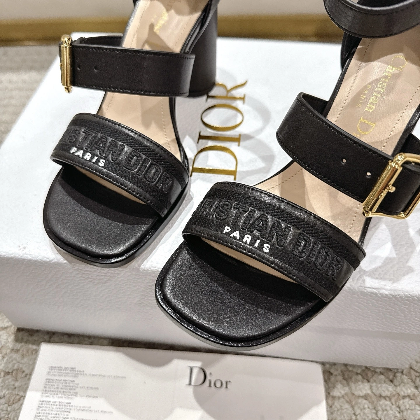COCO-- 4ior KDO191CEY_S900 Calfskin Dway Heel height：7.5CM item:E-X000H1627